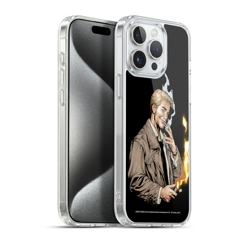 Justice League DC Comics Dark Comic Art Constantine #0 Soft Gel Case for Apple iPhone 15 Pro Max & MagSafe