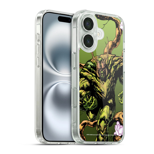 Justice League DC Comics Dark Comic Art Swamp Thing #0 Soft Gel Case for Apple iPhone 16 & MagSafe