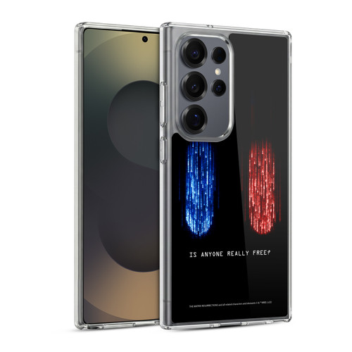 The Matrix Resurrections Key Art Is Anyone Really Free Soft Gel Case for Samsung Galaxy S25 Ultra & MagSafe