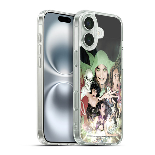 Justice League DC Comics Dark Comic Art #1 Group Soft Gel Case for Apple iPhone 16 Plus & MagSafe