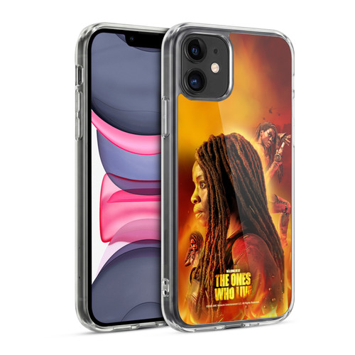 The Walking Dead: The Ones Who Live Key Art Michonne Soft Gel Case for Apple iPhone 11
