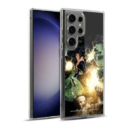Justice League DC Comics Dark Comic Art Constantine and Zatanna Soft Gel Case for Samsung Galaxy S23 Ultra 5G & MagSafe