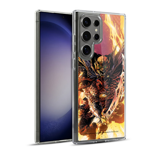 Justice League DC Comics Dark Comic Art Etrigan Demon Knights Soft Gel Case for Samsung Galaxy S23 Ultra 5G & MagSafe
