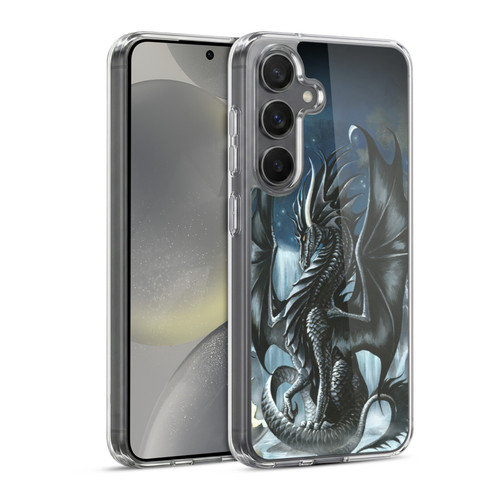 Ruth Thompson Dragons 2 Obsidian Soft Gel Case for Samsung Galaxy S24 5G & MagSafe