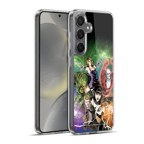 Justice League DC Comics Dark Comic Art #30 Group Soft Gel Case for Samsung Galaxy S24+ 5G & MagSafe