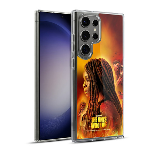 The Walking Dead: The Ones Who Live Key Art Michonne Soft Gel Case for Samsung Galaxy S23 Ultra 5G & MagSafe