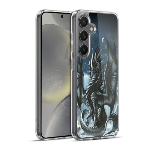 Ruth Thompson Dragons 2 Obsidian Soft Gel Case for Samsung Galaxy S24+ 5G & MagSafe