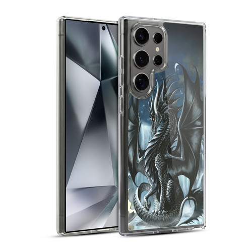 Ruth Thompson Dragons 2 Obsidian Soft Gel Case for Samsung Galaxy S24 Ultra 5G & MagSafe