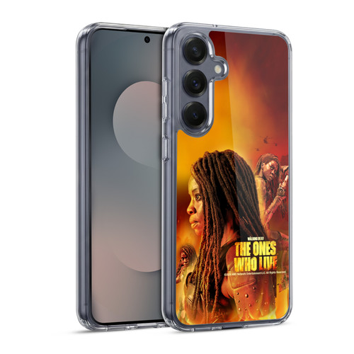 The Walking Dead: The Ones Who Live Key Art Michonne Soft Gel Case for Samsung Galaxy S25 & MagSafe