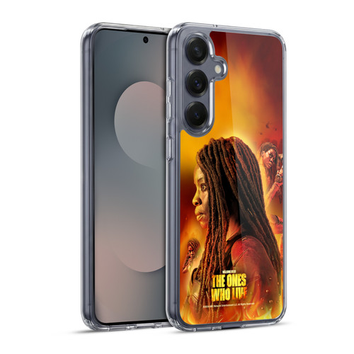 The Walking Dead: The Ones Who Live Key Art Michonne Soft Gel Case for Samsung Galaxy S25+ & MagSafe