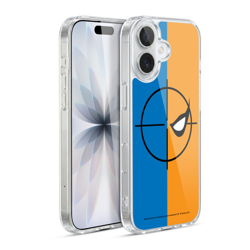 Justice League DC Comics Deathstroke Comic Art Logo Soft Gel Case for Apple iPhone 17