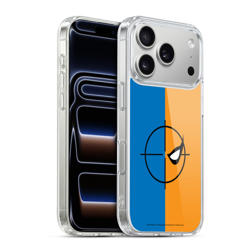 Justice League DC Comics Deathstroke Comic Art Logo Soft Gel Case for Apple iPhone 17 Pro