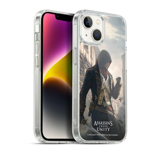 Assassin's Creed Unity Key Art Arno Dorian Cross Soft Gel Case for Apple iPhone 14