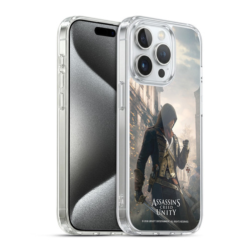 Assassin's Creed Unity Key Art Arno Dorian Cross Soft Gel Case for Apple iPhone 15 Pro & MagSafe