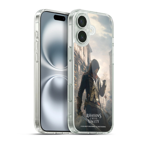 Assassin's Creed Unity Key Art Arno Dorian Cross Soft Gel Case for Apple iPhone 16 Plus & MagSafe