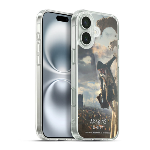 Assassin's Creed Unity Key Art Arno Phantom Blade Soft Gel Case for Apple iPhone 16 Plus & MagSafe