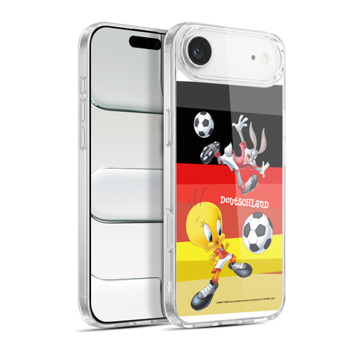 Looney Tunes Flag Graphics Germany Bugs Bunny & Tweety Soft Gel Case for Apple iPhone 17 Air