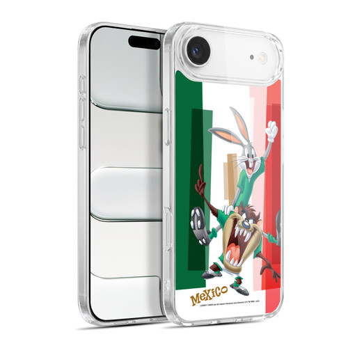 Looney Tunes Flag Graphics Mexico Taz & Bugs Bunny Soft Gel Case for Apple iPhone 17 Air