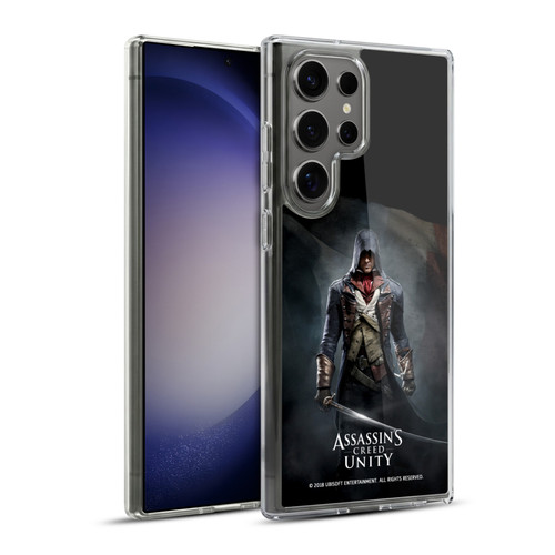 Assassin's Creed Unity Key Art Arno Dorian Sword Soft Gel Case for Samsung Galaxy S23 Ultra 5G & MagSafe
