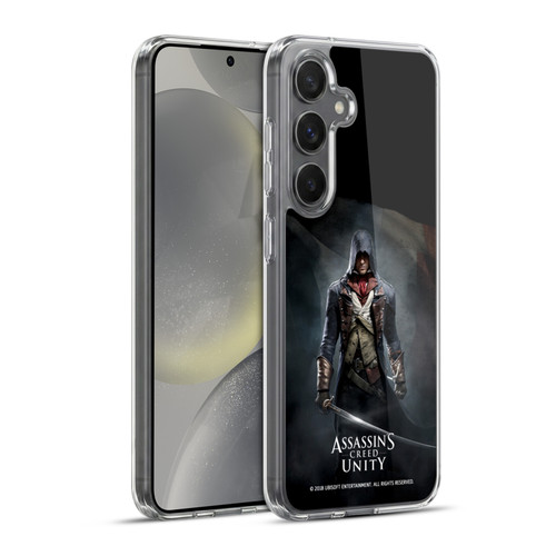 Assassin's Creed Unity Key Art Arno Dorian Sword Soft Gel Case for Samsung Galaxy S24+ 5G & MagSafe