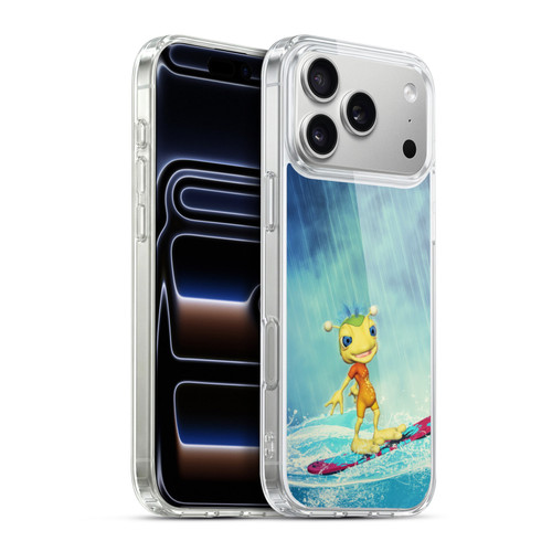 Simone Gatterwe Angels And Fairies Surfing Alien Soft Gel Case for Apple iPhone 17 Pro Max