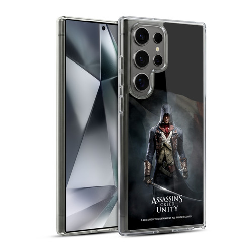Assassin's Creed Unity Key Art Arno Dorian Sword Soft Gel Case for Samsung Galaxy S24 Ultra 5G & MagSafe