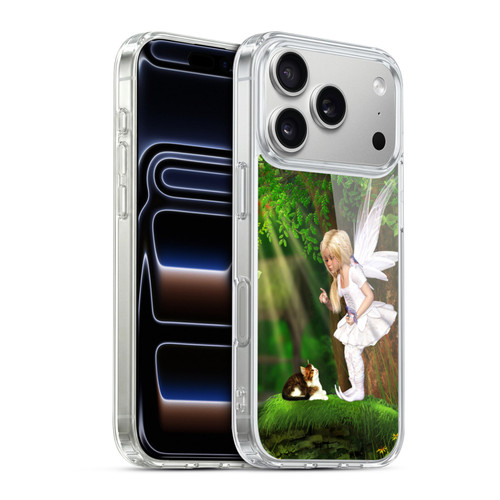 Simone Gatterwe Angels And Fairies Cat And Fairy Soft Gel Case for Apple iPhone 17 Pro