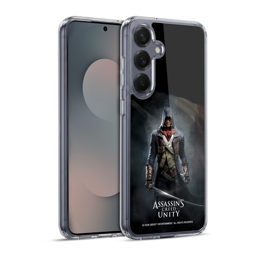 Assassin's Creed Unity Key Art Arno Dorian Sword Soft Gel Case for Samsung Galaxy S25+ & MagSafe