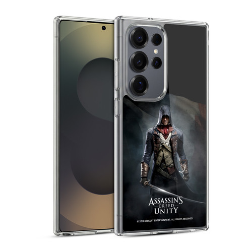 Assassin's Creed Unity Key Art Arno Dorian Sword Soft Gel Case for Samsung Galaxy S25 Ultra & MagSafe