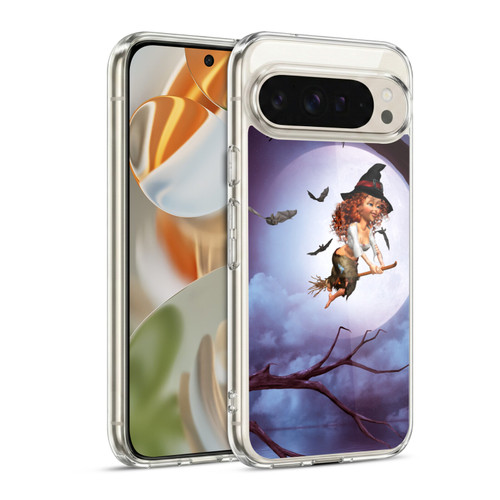 Simone Gatterwe Angels And Fairies Little Witch Soft Gel Case for Google Pixel 9 / Pixel 9 Pro
