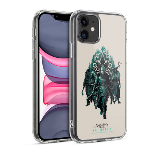 Assassin's Creed Valhalla Compositions And Patterns Carvings And Paint Soft Gel Case for Apple iPhone 11