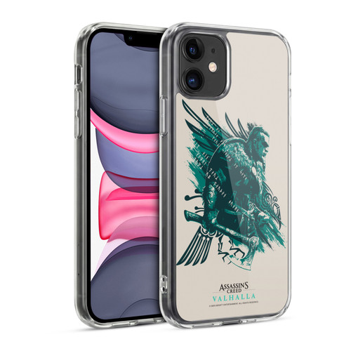 Assassin's Creed Valhalla Compositions And Patterns Eivor's Bearded Axe (Skeggøx) Soft Gel Case for Apple iPhone 11