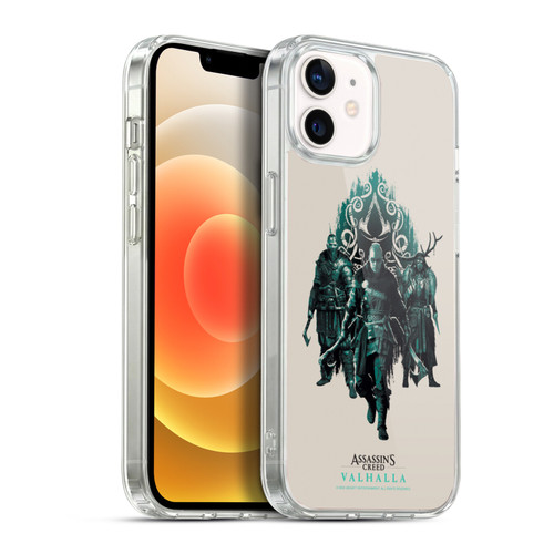 Assassin's Creed Valhalla Compositions And Patterns Carvings And Paint Soft Gel Case for Apple iPhone 12 / iPhone 12 Pro & MagSafe