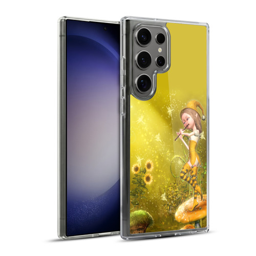 Simone Gatterwe Angels And Fairies The Flautist Soft Gel Case for Samsung Galaxy S23 Ultra 5G & MagSafe