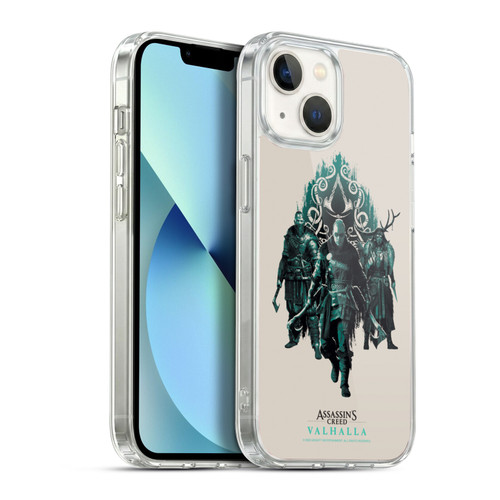 Assassin's Creed Valhalla Compositions And Patterns Carvings And Paint Soft Gel Case for Apple iPhone 13