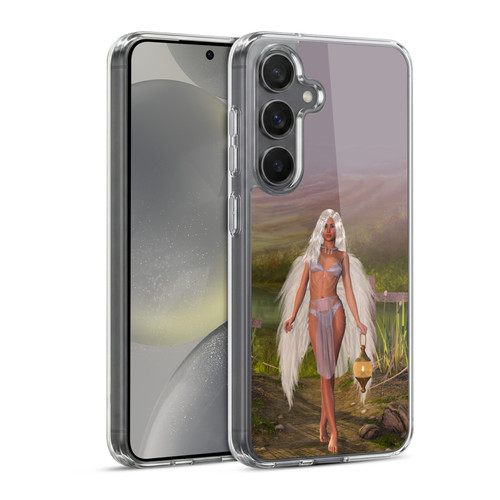 Simone Gatterwe Angels And Fairies Angel's Way Soft Gel Case for Samsung Galaxy S24 5G & MagSafe