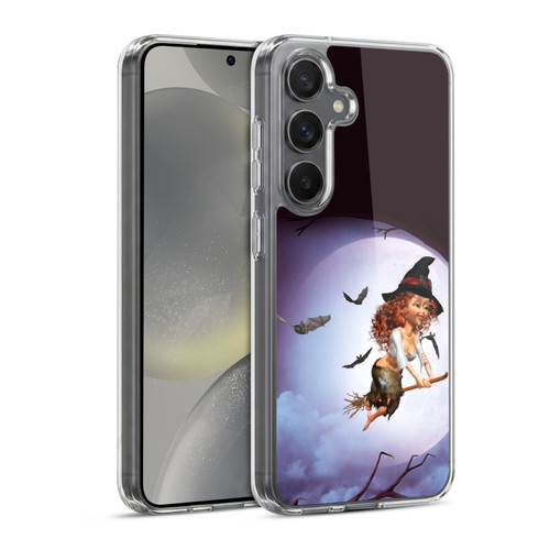 Simone Gatterwe Angels And Fairies Little Witch Soft Gel Case for Samsung Galaxy S24 5G & MagSafe