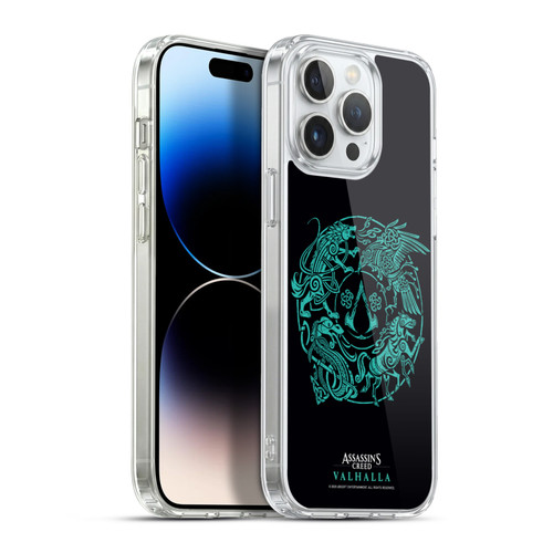 Assassin's Creed Valhalla Compositions And Patterns Animals Crest Soft Gel Case for Apple iPhone 13 Pro Max & MagSafe