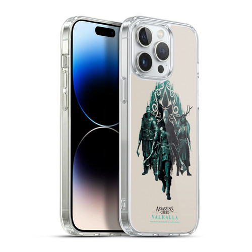 Assassin's Creed Valhalla Compositions And Patterns Carvings And Paint Soft Gel Case for Apple iPhone 13 Pro Max & MagSafe