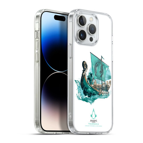 Assassin's Creed Valhalla Compositions And Patterns Eivor's Drakkar Soft Gel Case for Apple iPhone 13 Pro Max & MagSafe