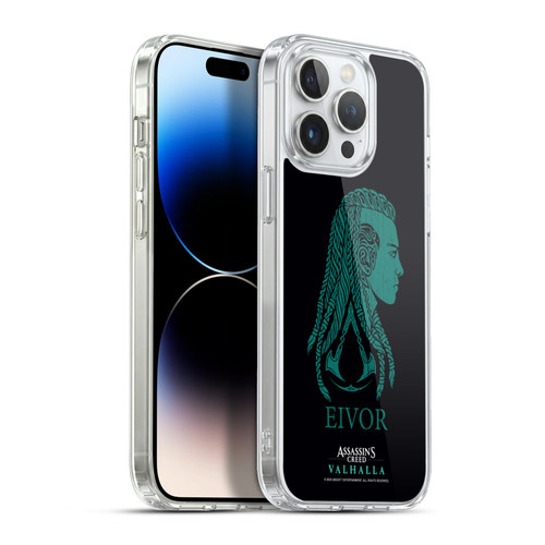 Assassin's Creed Valhalla Compositions And Patterns Eivor's Female Version Soft Gel Case for Apple iPhone 13 Pro Max & MagSafe