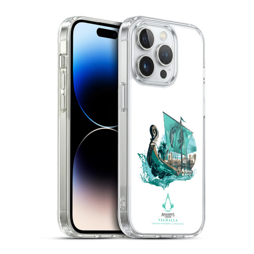 Assassin's Creed Valhalla Compositions And Patterns Eivor's Drakkar Soft Gel Case for Apple iPhone 13 Pro & MagSafe