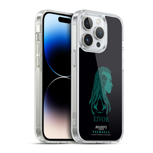 Assassin's Creed Valhalla Compositions And Patterns Eivor's Female Version Soft Gel Case for Apple iPhone 13 Pro & MagSafe