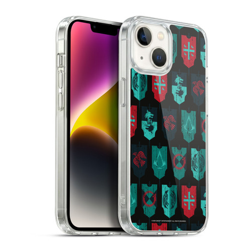 Assassin's Creed Valhalla Compositions And Patterns Banners Soft Gel Case for Apple iPhone 14