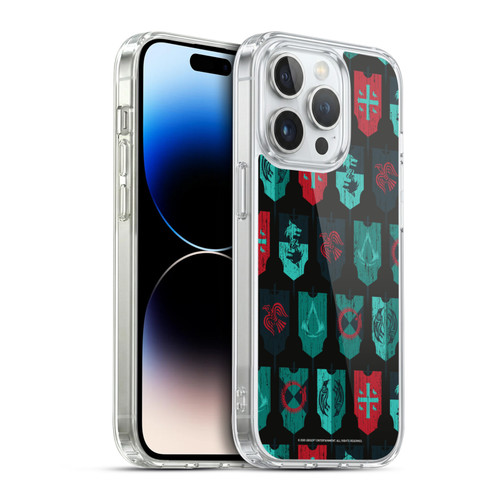 Assassin's Creed Valhalla Compositions And Patterns Banners Soft Gel Case for Apple iPhone 14 Pro & MagSafe