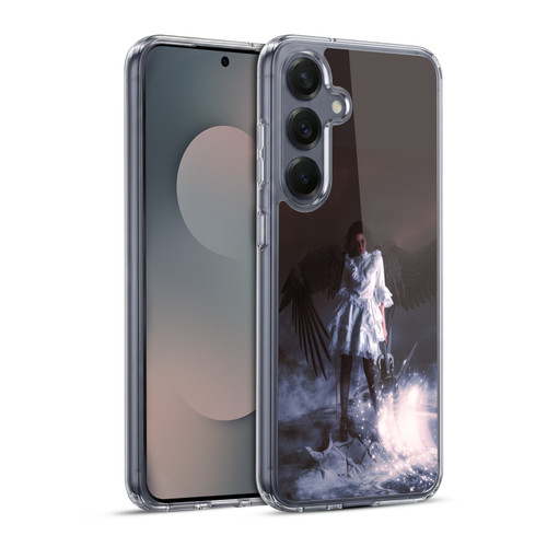 Simone Gatterwe Angels And Fairies Last Angel Soft Gel Case for Samsung Galaxy S25+ & MagSafe