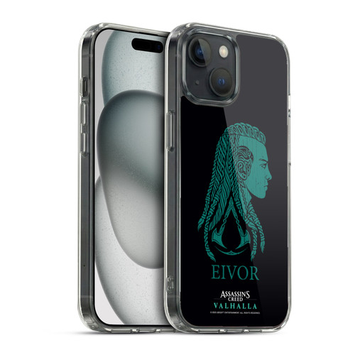 Assassin's Creed Valhalla Compositions And Patterns Eivor's Female Version Soft Gel Case for Apple iPhone 15 & MagSafe
