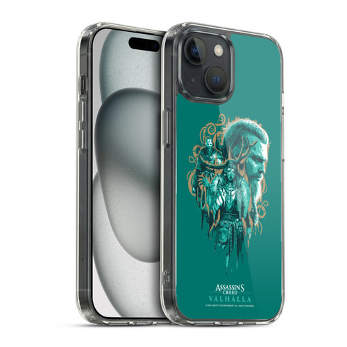 Assassin's Creed Valhalla Compositions And Patterns Volva Soft Gel Case for Apple iPhone 15 & MagSafe