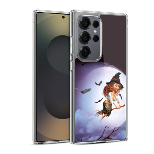 Simone Gatterwe Angels And Fairies Little Witch Soft Gel Case for Samsung Galaxy S25 Ultra & MagSafe