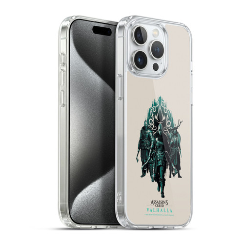 Assassin's Creed Valhalla Compositions And Patterns Carvings And Paint Soft Gel Case for Apple iPhone 15 Pro Max & MagSafe